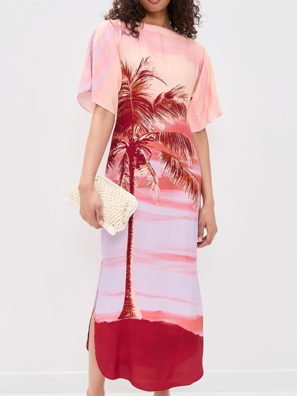 Hemant and Nandita Boat Neck Long Dress  Boat Neck Long Dress
